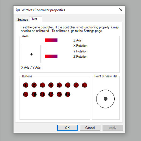 Configurar las Propiedades del Panel de Control para conectar el mando