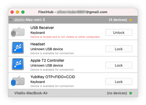 Share a Yubikey dongle