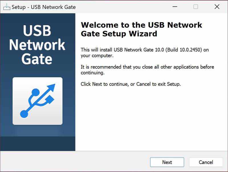  Install USB Network Gate